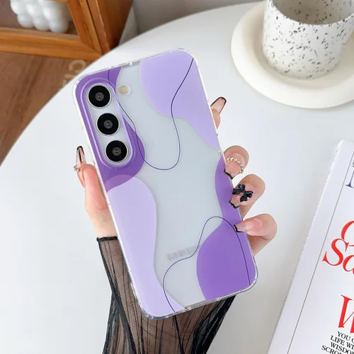 Vista 9 de DEFBSC Funda compatible con Samsung Galaxy S22, diseño artístico de forma suave con funda protectora de parachoques incorporada, bonita funda