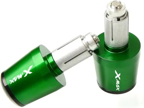 Vista 13 de Y&AMAHA X-MAX Xmax X MAX 125 250 300 400 CNC Alumiunm Plugs Manillar Moto Manillar Moto Manillar Agarres Tapa Extremos 7/8'' 0.866 in (Color : Negro)