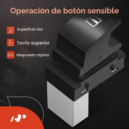 Vista 5 de A-Premium Interruptor de elevalunas eléctrico delantero derecho o trasero