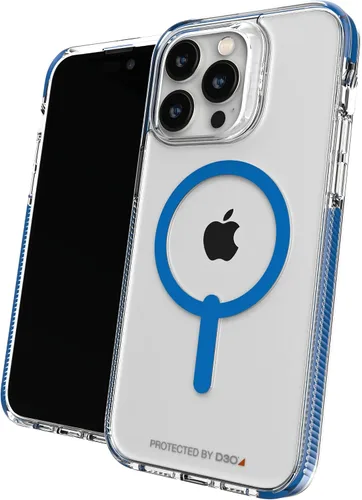 Vista 85 de ZAGG Gear4 Santa Cruz Snap Case para Apple iPhone 14, protección contra caídas D30 de hasta 13 pies (4 m), compatible con carga inalámbrica, parte