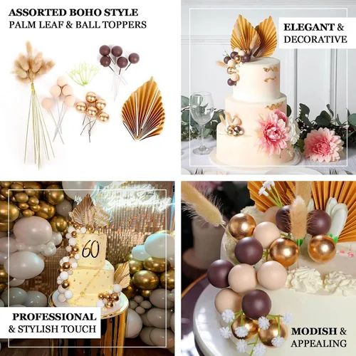 Vista 4 de Efavormart - Decoración LED para tartas con plumas reales, corona floral con luz intermitente para guirnalda, bonita decoración con luz LED
