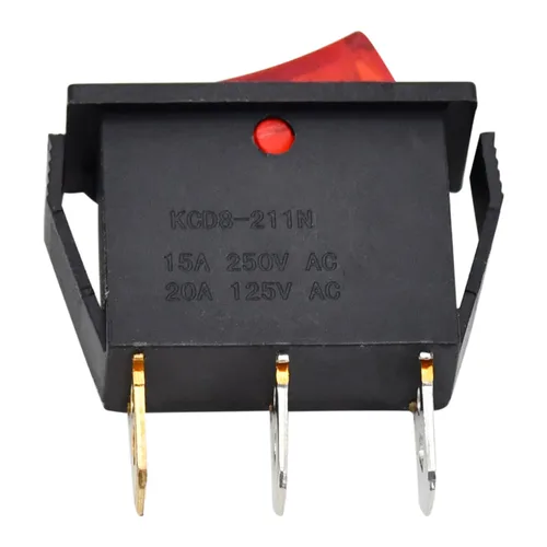 Vista 5 de 2 unids 20 amperios 120 V interruptor basculante 120927-24 28785 compatible con chimeneas eléctricas Desa FMI