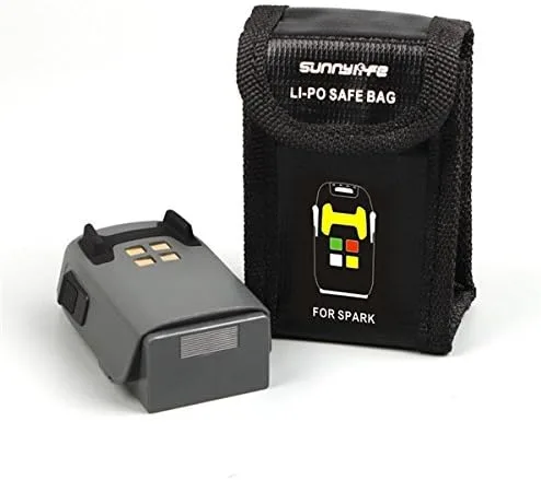 Vista 4 de (2) Bolsas de seguridad Lipo individuales para DJI Spark Drone