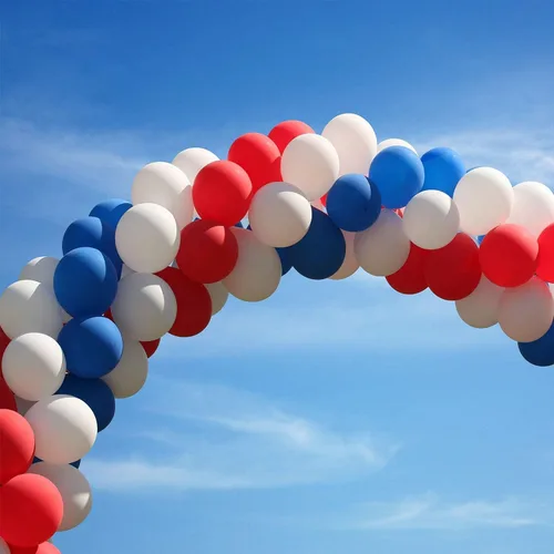 Vista 7 de Kit de arco de globos, tiras de guirnalda de globos más fuertes de 50 pies, pegamento de 300 puntos, 2 herramientas de atar globos, para cumpleaños