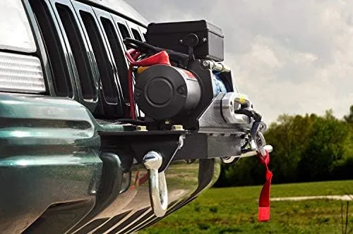 Vista 3 de Placa de Montaje para Winch de Rough Country para Jeep Grand Cherokee ZJ 1993-1998 - 1049, Negro