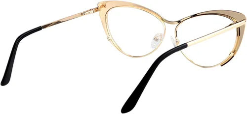 Vista 5 de Zeelool Ellen VFM0176 - Lentes de bloqueo de luz azul de gran tamaño con ojo de gato