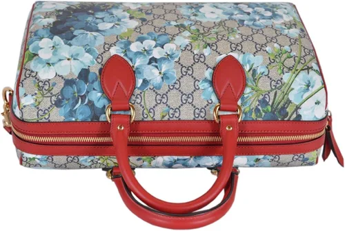 Vista 4 de Gucci para mujer GG supreme Florece Convertible Boston bolsa