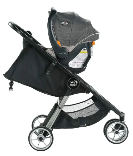 Vista 35 de Baby Jogger Maxi COSI, Be Safe, Adaptador de asiento de coche Cybex Compatible con cochecito doble City Mini 2, cochecito doble City Mini GT2