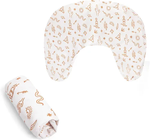 Vista 9 de Funda para Almohada de Lactancia Boppy - Suave, Lavable y Hipoalergénica de Microfibra para Almohada de Bibernón y Lactancia