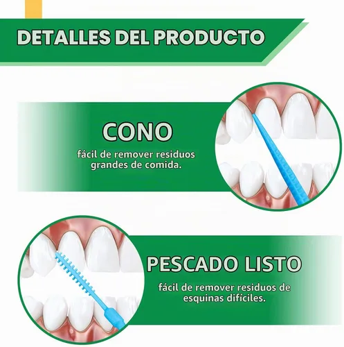Vista 3 de 2280pcs palillo de dientes de plástico de doble cabeza, púas de dientes