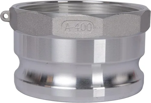 Vista 10 de 2 piezas de accesorios de bloqueo de leva de aluminio (1 pulgada Parte A) accesorios de manguera de ranura de leva, adaptador macho hembra NPT rosca