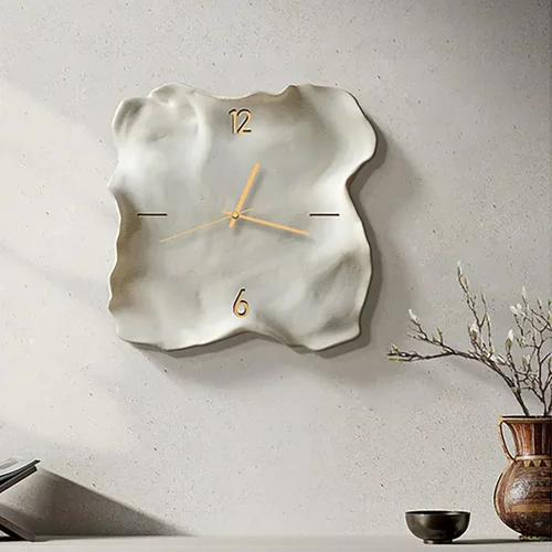Vista 3 de Reloj de pared decorativo, reloj creativo, cómodo reloj de pared silencioso para el hogar, oficina, dormitorio