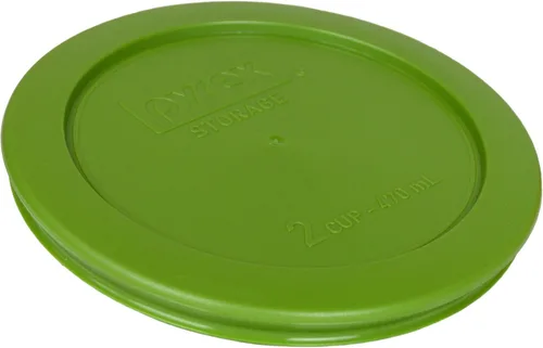 Vista 4 de Pyrex (2) 7200-PC 2-Cup Lawn Green, (2) 7201-PC 4-Cup Purple, (2) 7402-PC 6/7-Cup Blue Food Storage Tapas de repuesto – Fabricado en Estados Unidos