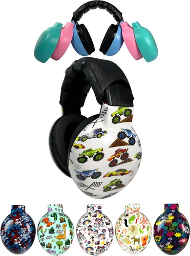 Vista 9 de ZIPZ Baby & Toddler Earmuffs - ANSI-Certified Noise Protection, Audiologist-Recommended, Interchangeable Shells (0-4 Yrs)