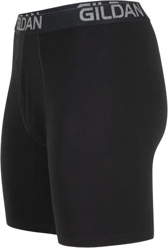 Vista 4 de Gildan - Calzoncillos tipo bóxer elásticos de algodón para hombre, paquete múltiple