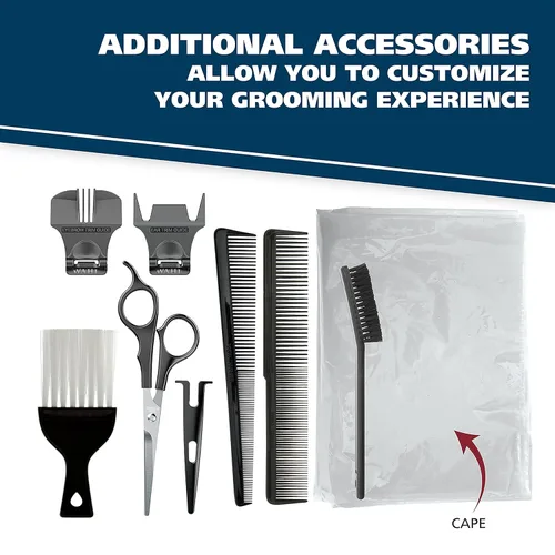 Vista 3 de Juego de rasuradora de cabello completo Wahl Color Pro con accesorios extra (N.° 79300-1001)