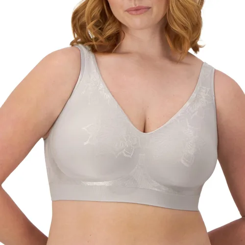 Vista 17 de Bali Sostén sin varillas para mujer, Comfort Revolution - Sostén sin costuras estilo camiseta para mujer, ComfortFlex Fit Almendra Az