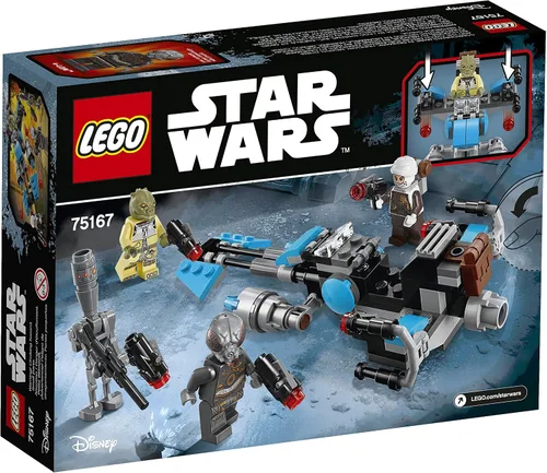 Vista 3 de LEGO Star Wars Paquete de Batalla de Bicicleta Speeder del Cazador de Recompensas 75167, Kit de Construcción
