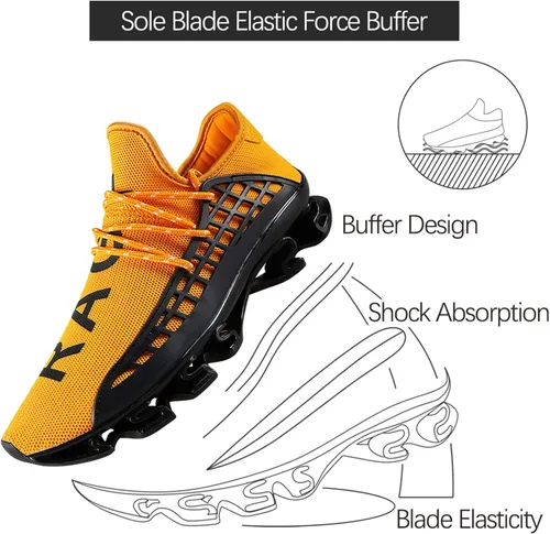 Vista 5 de DUORO Men Athletic Shoes Running Shoes Non Slip Blade Road Running Tennis Shoes Walking Sport Sneakers