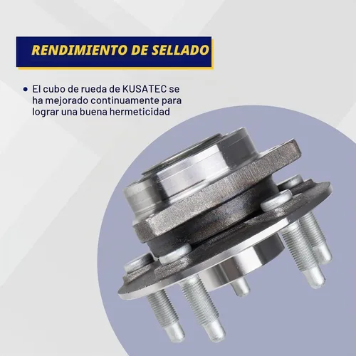 Vista 8 de KUSATEC 513288 Par de cojinetes de cubo de rueda delantera o trasera