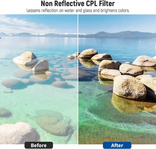 Vista 11 de NEEWER Paquete de filtro ND de 40,5 mm y accesorios para lentes, kit de filtros ND2 ND4 ND8 UV FLD CPL con tapa de lente