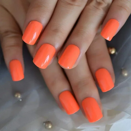 Vista 34 de Gelnails - Uñas postizas cortas a presión con punta francesa blanca, 30 Almendra francesa blanca