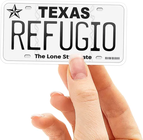 Vista 35 de Calcomanía para placa de matrícula de Texas, elige entre más de 50 ciudades de TX, calcomanía para parachoques de Texas para automóvil, calcomanías