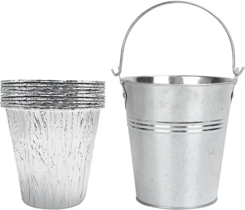 Vista 9 de Piezas de repuesto desechables de aluminio para cubo de grasa para Pit Boss 67292, Camp Chef, Oklahoma Joe's 9518545P06, Rec Tec, Traeger
