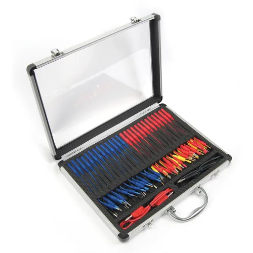 Vista 2 de Electronic Specialties 146 Silver - Kit de prueba de conector automotriz de 54 piezas, 12.5 x 9.5 x 1.75 pulgadas, color plateado