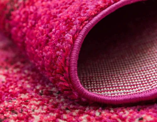 Vista 6 de Unique Loom Jardin Collection - Alfombra para múltiples áreas, abstracta, vibrante., Polipropileno, Rosado