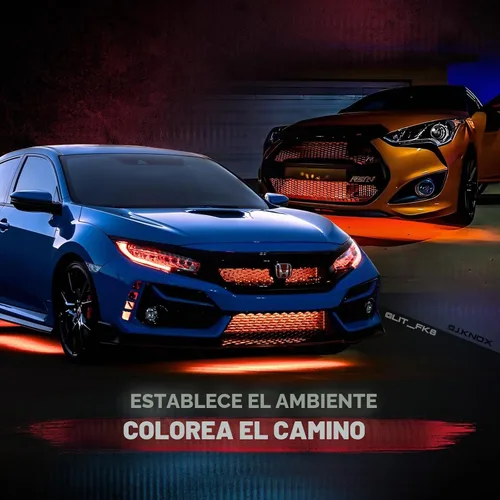Vista 7 de Kit de iluminación OPT7, modelo Aura, para rejilla de auto