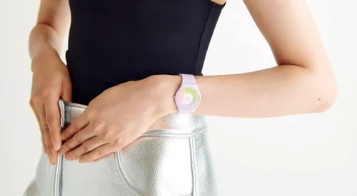 Vista 5 de Watch Swatch Skin Classic Biosourced SS09V101 TIME FOR JOY strap