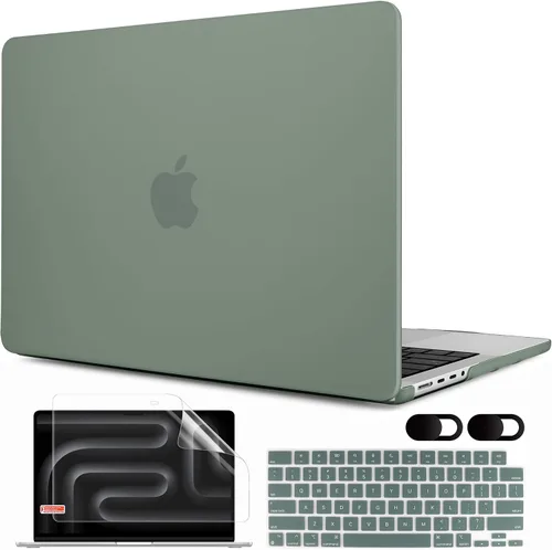 Vista 9 de MEEgoodo Funda para MacBook Pro de 14 pulgadas 2025 2024 2023 2021 (M5/M4/M3/M2/M1), funda compatible con los modelos