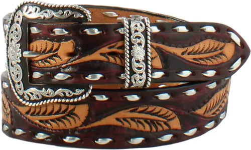 Vista 13 de Angel Ranch Cinturón de moda occidental para mujer marrón (aztec brown)