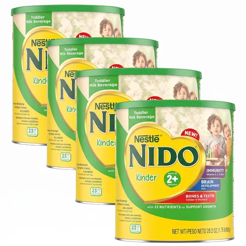 Vista 10 de Nestle Nido Kinder 2+ - Leche en polvo para niños pequeños, 28.22 oz, paquete de 36