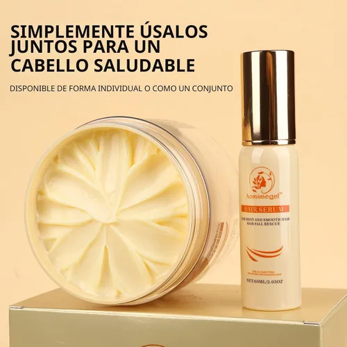 Vista 7 de Juego de mascarilla reparadora de colágeno y aceite de argán, 16.9 fl oz + 2 onzas líquidas