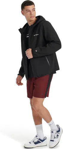 Vista 6 de Champion Chaqueta Ligera Activa de Soft Shell para Hombre con Capucha Negro