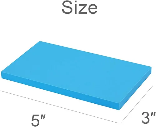 Vista 3 de Vanpad Notas adhesivas de 3 x 5 pulgadas brillantes Stickies Coloridos Super Sticking Power Memo Pads Adhesivo Fuerte 6 blocs/Pack 75 Hojas por bloc
