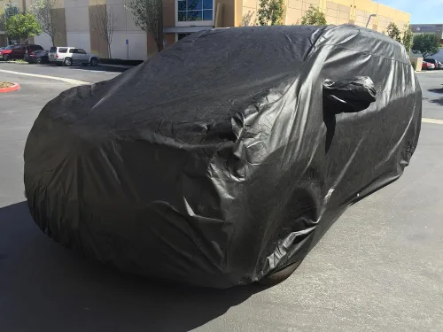Vista 2 de Custom Fit 2004-2019 Toyota Sienna Mini Van Car Cover Minivan Negro