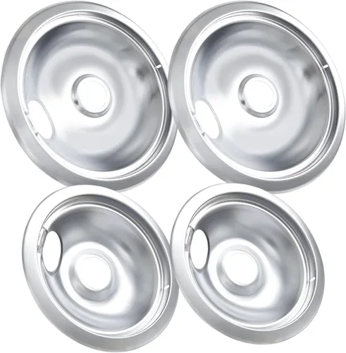Vista 9 de WB31T10010 y WB31T10011 Bandejas de Goteo para Estufa Eléctrica - Compatible con Estufa de Rango GE - Engrosamiento para Prevenir Doblado y Óxido