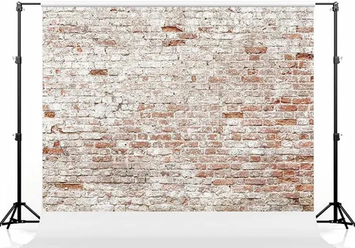 Vista 8 de Kate Fondo fotográfico de pared de ladrillo de 7 x 5 pies, fondo de fotografía rojo y blanco para fotógrafo, accesorios de estudio fotográfico