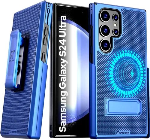 Vista 8 de Funda diseñada para Samsung Galaxy S24 con funda de clip para cinturón