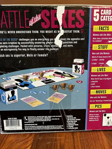 Vista 3 de Batalla de los Sexos Juego de mesa.