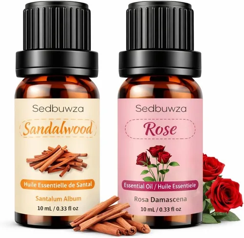 Vista 12 de Sedbuwza Juego de aceites esenciales de vainilla, paquete de 2 aceites de aromaterapia de vainilla para masaje, difusor, perfume, jabón, fabricación