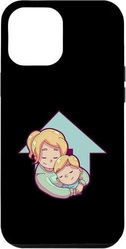 Vista 25 de iPhone 16 Mother And Child Illustration For Kids Case