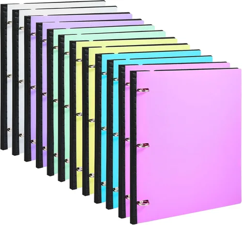 Vista 35 de WOT I Carpeta de 3 Anillos Telescópica (0.75"), Carpeta Flexible Expandible - Diseño Patentado para Fácil Portabilidad, Capacidad para 160 Hojas