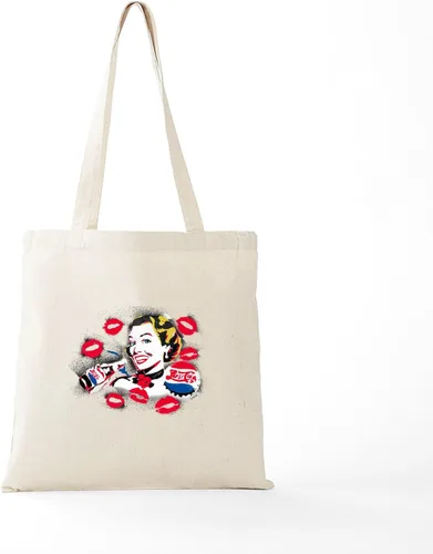 Vista 62 de CafePress Pepsi Tote Bag Bolsa de lona natural, bolsa de compras de tela, Caqui