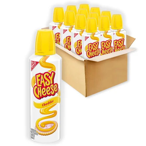 Vista 19 de Easy Cheese Aperitivo de queso cheddar afilado, 8 onzas