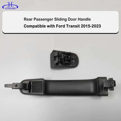 Vista 2 de Manija deslizante exterior para puerta trasera del pasajero para Ford Transit T150 T250 T350 Van 2015-2023, Reemplaza# BK2Z-6126604-A