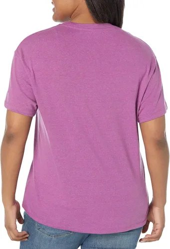 Vista 2 de Champion Powerblend Camiseta de gran tamaño, camiseta con logotipo para mujer